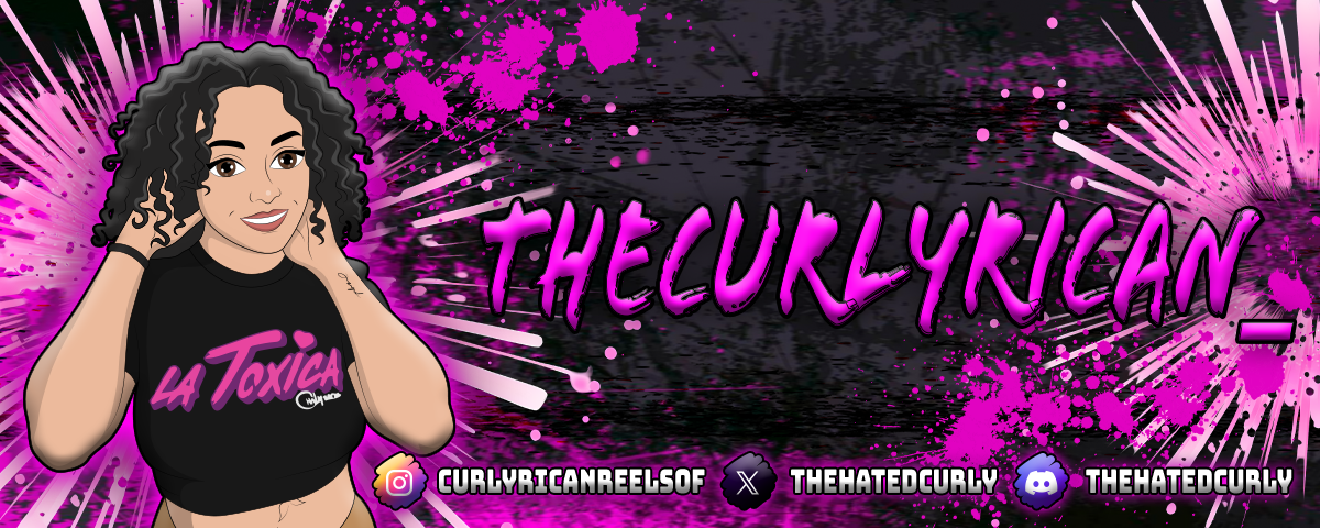 TheCurlyRican Banner