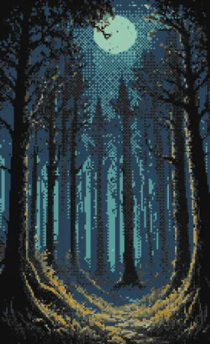 Moonlit Forest